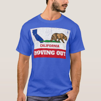 Leaving California Republic  Exodus Funny Moving O T-Shirt