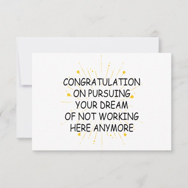 leaving coworker congratulation gifts thank you card (Front)