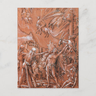 Leaving for the Sabbath, 1506 Postcard