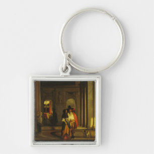 Leaving for the Walk Key Ring