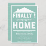 Leaving My Parents House Funny Housewarming Party Invitation<br><div class="desc">Leaving My Parents House Funny Housewarming Party Invitation – The time to move out of home has finally come. Here's hoping you have a budget prepared and some handy recipes. Here we present the ultimate funny millennial housewarming party invitation! We are pretty sure you'll be missed or it might not...</div>