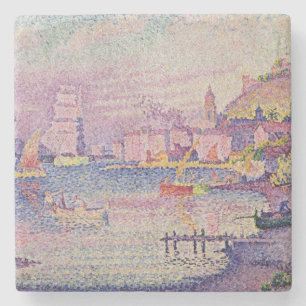 Leaving the Port of Saint-Tropez, 1902 Stone Coaster