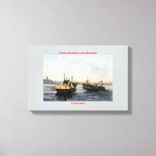 Leaving to feaner/Saíndo to kill/Going fishing Canvas Print