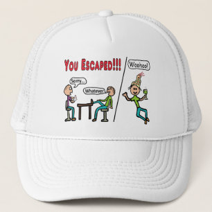 Leaving Work Trucker Hat