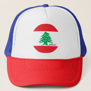 Lebanese flag & Lebanon fashion/sports fans Trucker Hat