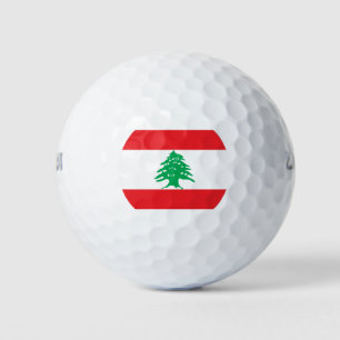 Lebanese Flag (Lebanon Flag) Golf Balls