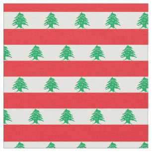 Lebanese Flag & Lebanon Trendy Fabric /fashion