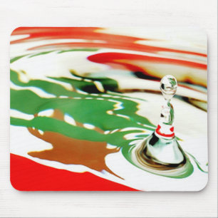 Lebanese Flag Mouse Mat