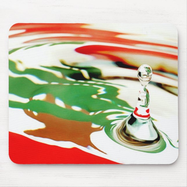 Lebanese Flag Mouse Mat (Front)