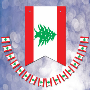 Lebanese Flag & Party Lebanon Banners / Weddings
