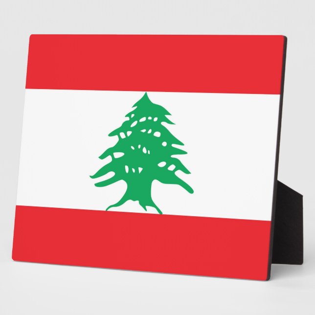 Lebanese Flag Plaque (Side)
