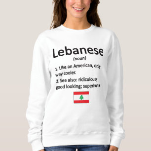 Lebanese Roots Lebanon Flag Lebanese Heritage Sweatshirt