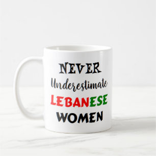 lebanese women coffee mug