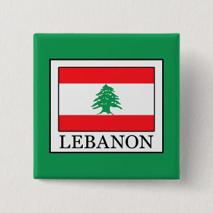 Lebanon 15 Cm Square Badge
