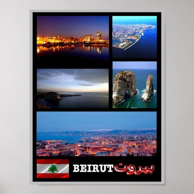 Lebanon - Beirut - Mosaic - Poster (Front)