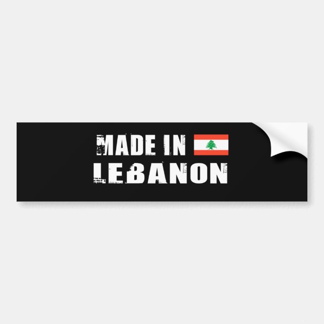 LEBANON BUMPER STICKER (Front)