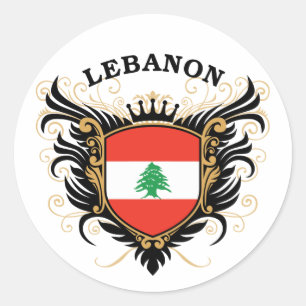 Lebanon Classic Round Sticker
