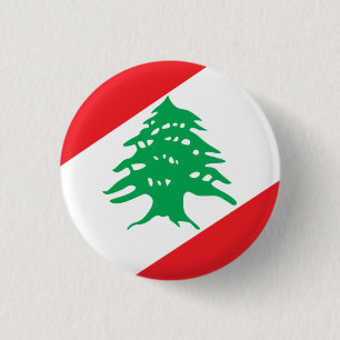 Lebanon Coat of Arms 3 Cm Round Badge