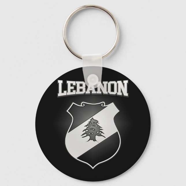 Lebanon Coat of Arms Key Ring (Front)
