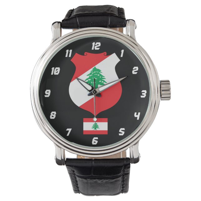 Lebanon* Custom Wristwatch (Front)