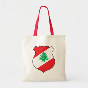 lebanon emblem tote bag