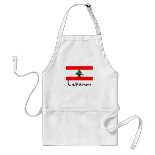 Lebanon Flag Apron