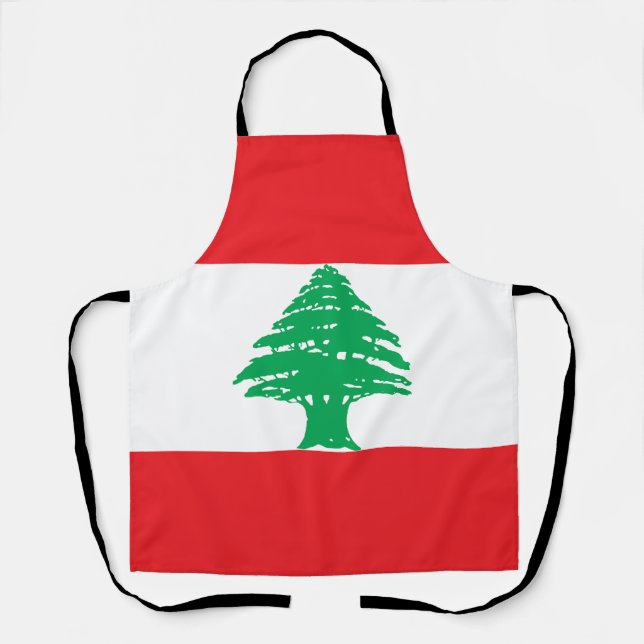 Lebanon Flag Apron (Front)