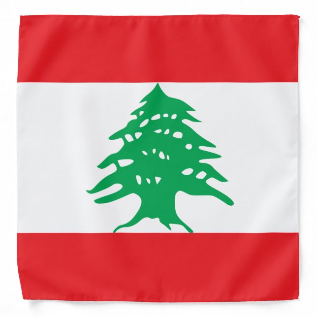 Lebanon Flag Bandana (Front)