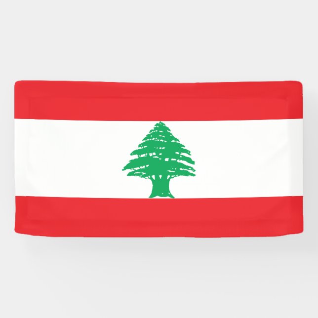 Lebanon Flag Banner (Horizontal)