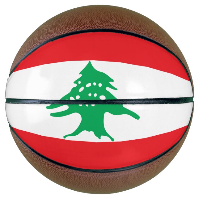 Lebanon flag basketball (Front)