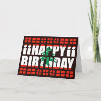 Lebanon Flag Birthday Card