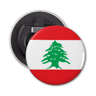 Lebanon flag bottle opener