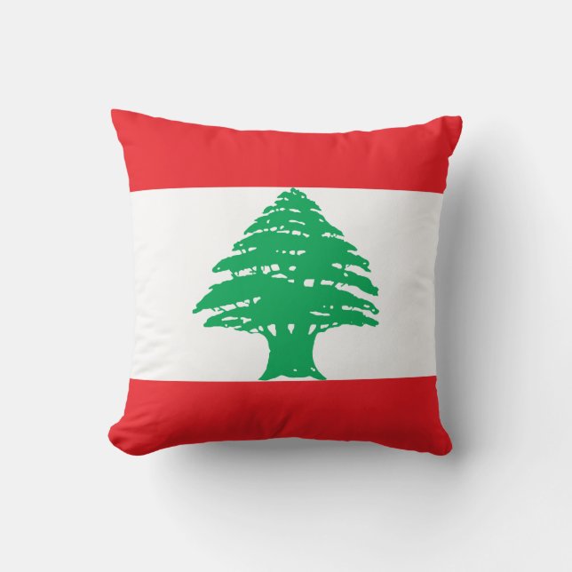 Lebanon Flag Cushion (Front)