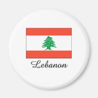 Lebanon Flag Design Magnet