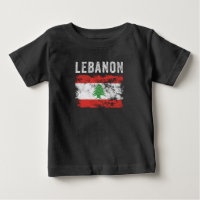 Lebanon Flag Distressed - Lebanese Flag