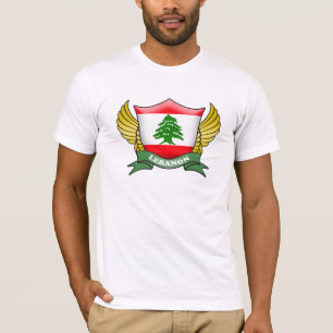 Lebanon Flag Emblem T-Shirt