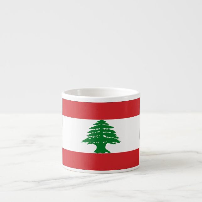Lebanon Flag Espresso Cup (Front)