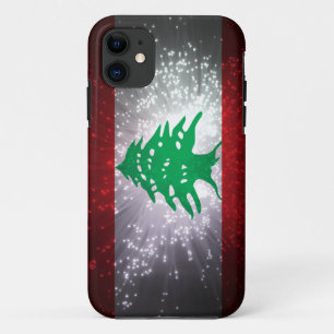 Lebanon Flag Firework iPhone 11 Case
