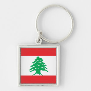 Lebanon Flag Keychain