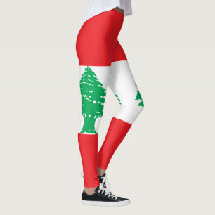 Lebanon Flag Leggings