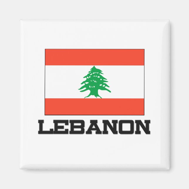 Lebanon Flag Magnet (Front)