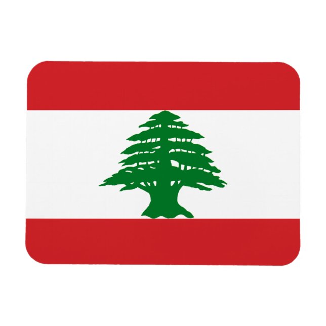 Lebanon Flag Magnet (Horizontal)