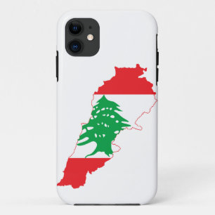 Lebanon Flag Map iPhone 11 Case