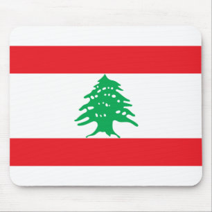Lebanon Flag Mouse Mat