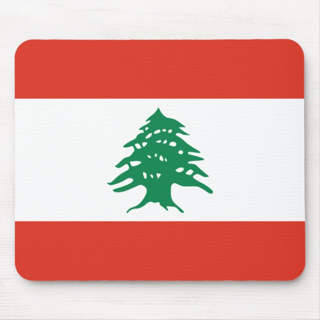 Lebanon Flag Mousepad (Front)