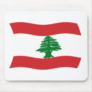Lebanon Flag Mousepad