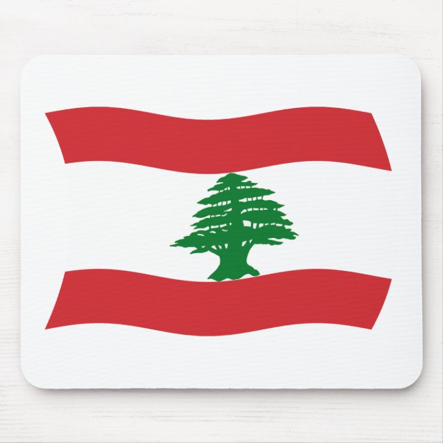 Lebanon Flag Mousepad (Front)