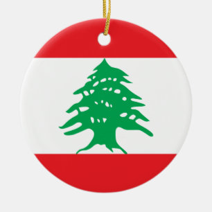 Lebanon Flag Ornament