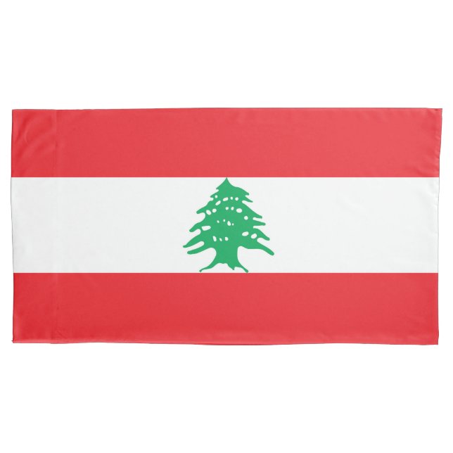 Lebanon flag pillowcase (Front)