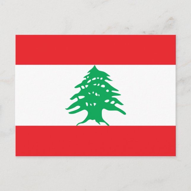 Lebanon Flag Postcard (Front)